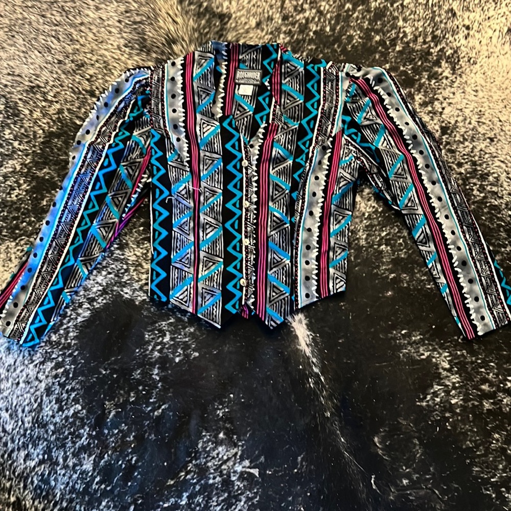 Vintage Roughrider Crop styled shirt